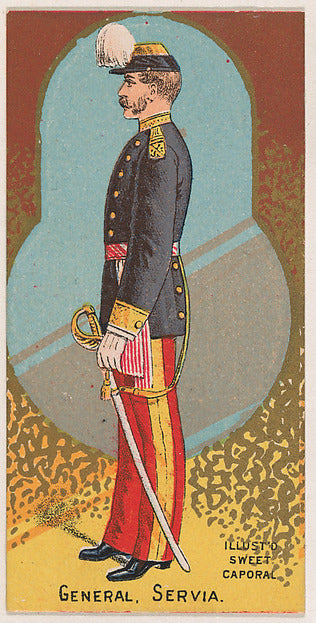 :General Servia from the Military Series issued by Kinney To-16x12"(A3) Poster