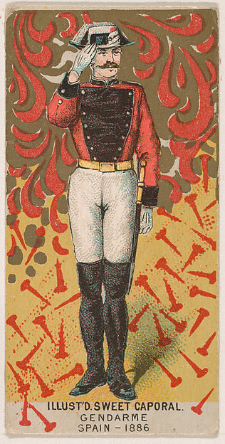 :Gendarme Spain 1886 from the Military Series issued by Kinn-16x12"(A3) Poster
