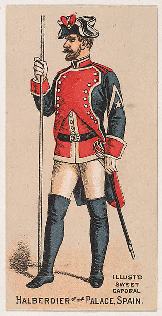 :Halberdier of the Palace Spain from the Military Series iss-16x12"(A3) Poster