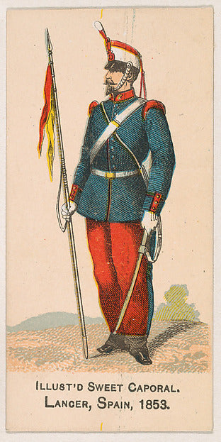 :Lancer Spain 1853 from the Military Series issued by Kinney-16x12"(A3) Poster