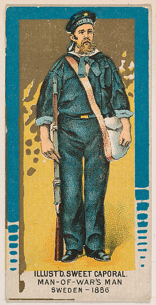 :Man-of-War's Man Sweden 1886 from the Military Series issue-16x12"(A3) Poster