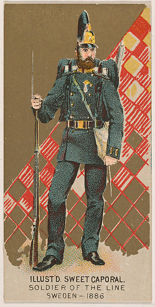 :Soldier of the Line Sweden 1886 from the Military Series is-16x12"(A3) Poster