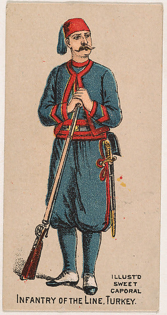 :Infantry of the Line Turkey from the Military Series issued-16x12"(A3) Poster