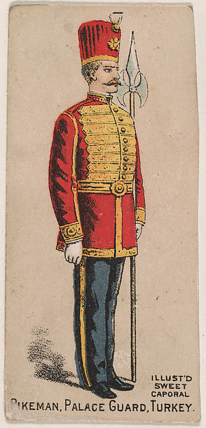 :Pikeman Palace Guard Turkey from the Military Series issued-16x12"(A3) Poster