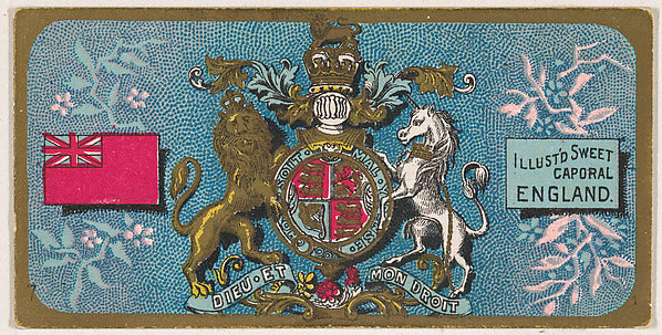 :Coat of Arms England from the Military Series issued by Kin-16x12"(A3) Poster