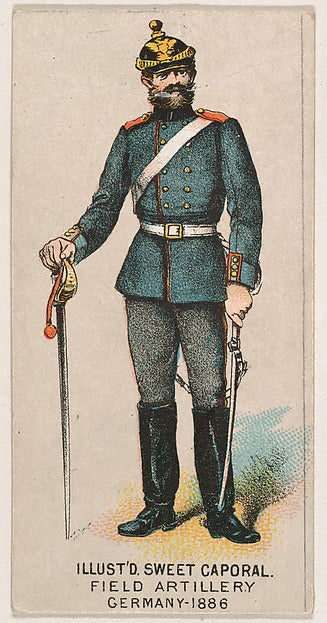 :Field Artillery Germany 1886 from the Military Series issue-16x12"(A3) Poster