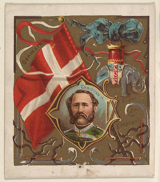 :Denmark from the International Cards series  issued by Kinn-16x12"(A3) Poster