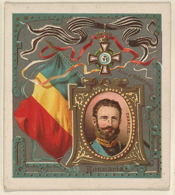 :Romania from the International Cards series  issued by Kinn-16x12"(A3) Poster