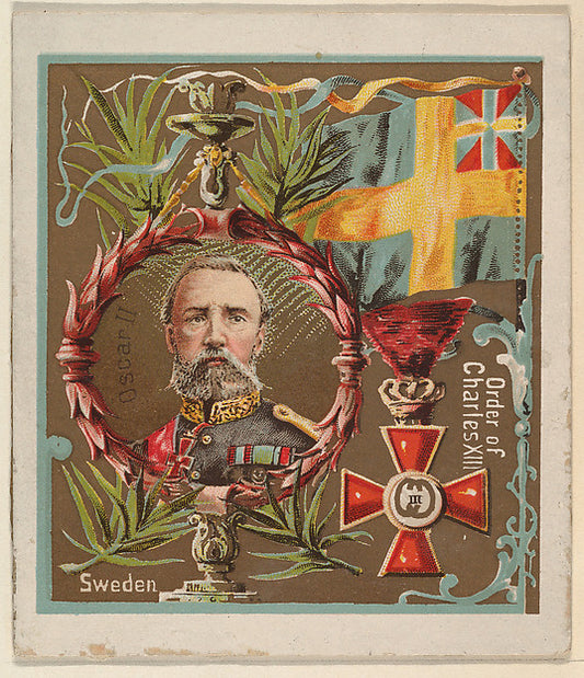 :Sweden from the International Cards series  issued by Kinne-16x12"(A3) Poster