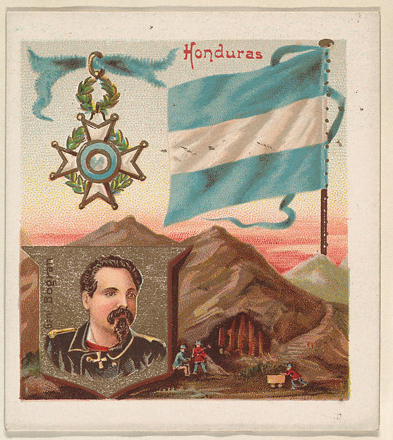 :Honduras from the International Cards series  issued by Kin-16x12"(A3) Poster
