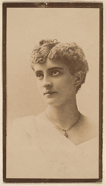 :[Actress gazing to right] from the Actors and Actresses ser-16x12"(A3) Poster