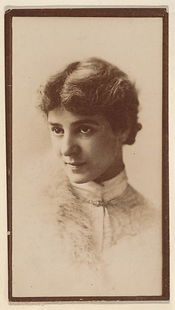 :[Actress with highneck blouse] from the Actors and Actresse-16x12"(A3) Poster