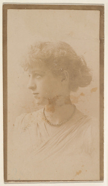 :[Actress with necklace] from the Actors and Actresses serie-16x12"(A3) Poster