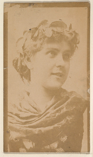 :[Actress with hat and scarf at neck] from the Actors and Ac-16x12"(A3) Poster