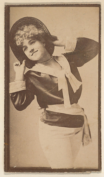 :[Actress with hands on hat wearing pants] from the Actors a-16x12"(A3) Poster