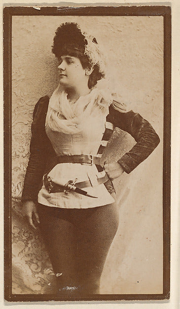 :[Actress with hand on hip wearing pants] from the Actors an-16x12"(A3) Poster