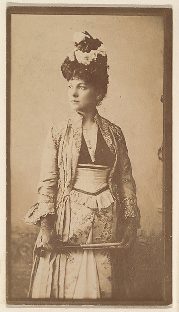 :[Actress holding fan] from the Actors and Actresses series -16x12"(A3) Poster