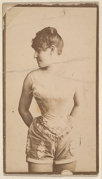 :[Actress in undergarments with hands behind back] from the -16x12"(A3) Poster