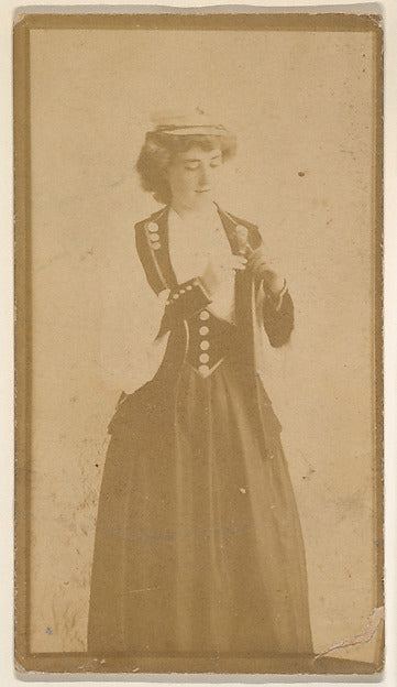 :[Actress in dress with buttons] from the Actors and Actress-16x12"(A3) Poster