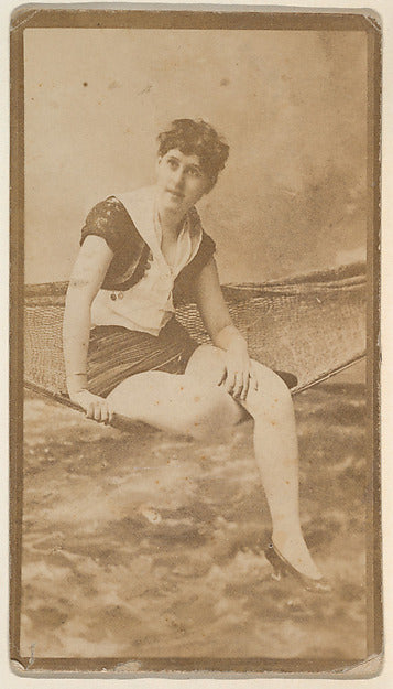 :[Actress seated in hammock] from the Actors and Actresses s-16x12"(A3) Poster