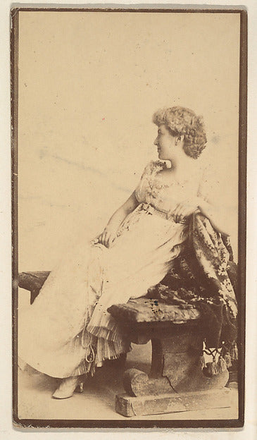 :[Actress seated leaning on arm] from the Actors and Actress-16x12"(A3) Poster