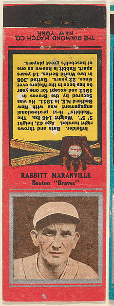 :Rabbitt Maranville Boston Braves from the Baseball Players -16x12"(A3) Poster