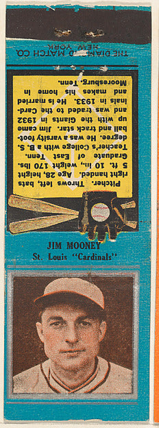 :Jim Mooney St. Louis inals from the Baseball Players Ma-16x12"(A3) Poster