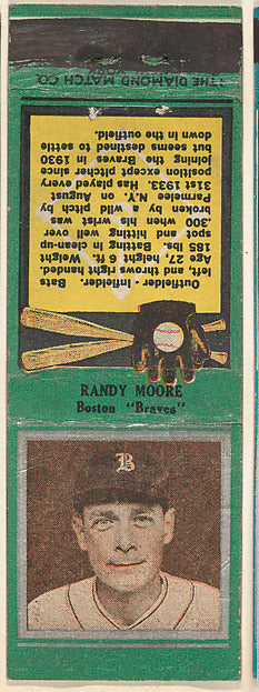 :Randy Moore Boston Braves from the Baseball Players Match C-16x12"(A3) Poster