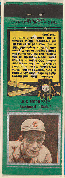 :Joe Morrissey Cincinnati Reds from the Baseball Players Mat-16x12"(A3) Poster