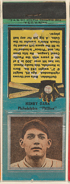 :Henry Oana Philadelphia Phillies from the Baseball Players -16x12"(A3) Poster