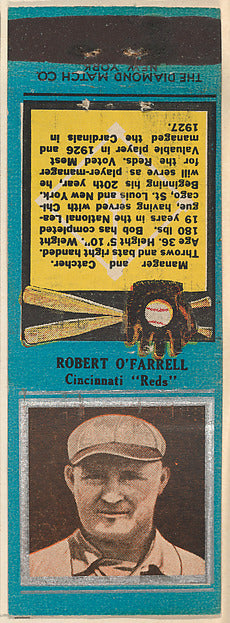 :Robert O'Farrell Cincinnati Reds from the Baseball Players -16x12"(A3) Poster