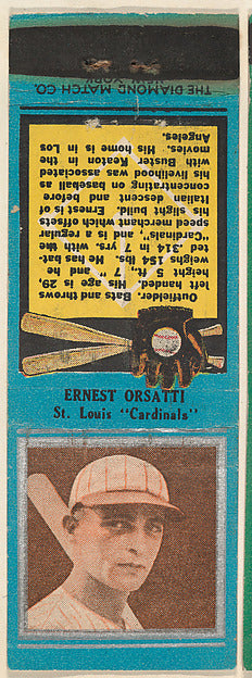 :Ernest Orsatti St. Louis inals from the Baseball Player-16x12"(A3) Poster