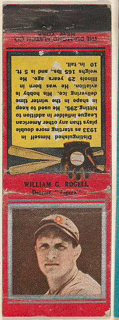 :William C. Rogell Detroit Tigers from the Baseball Players -16x12"(A3) Poster