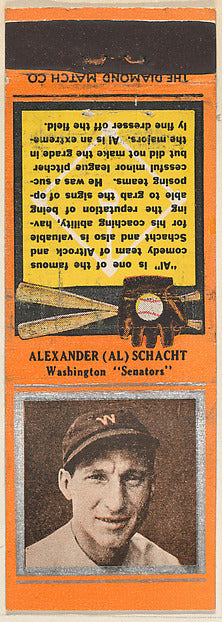 :Alexander Schacht Washington Senators from the Baseball Pla-16x12"(A3) Poster