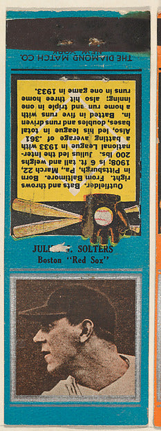 :Julius J. Solters Boston Red Sox from the Baseball Players -16x12"(A3) Poster