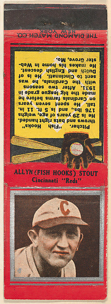 :Allyn Stout Cincinnati Reds from the Baseball Players Match-16x12"(A3) Poster