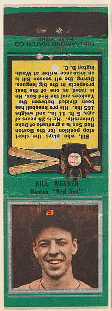 :Bill Werber Boston Red Sox from the Baseball Players Match -16x12"(A3) Poster