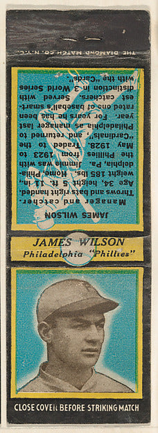 :James Wilson Philadelphia Phillies from the Baseball Player-16x12"(A3) Poster