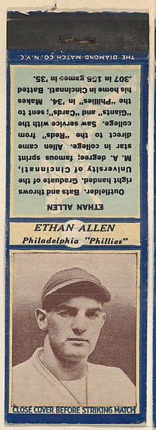 :Ethan Allen Philadelphia Phillies from the Baseball Players-16x12"(A3) Poster