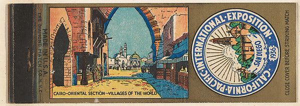 :Cairo – Oriental Section – Villages of the World from Calif-16x12"(A3) Poster