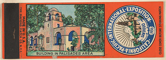 :Building in Palisades Area from California Pacific Internat-16x12"(A3) Poster