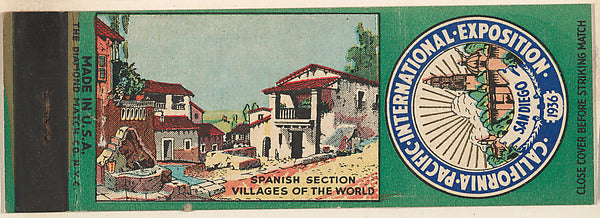 :Spanish Section/Villages of the World from California Pacif-16x12"(A3) Poster