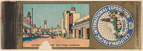 :Ultra Moderne Section – Midway from California Pacific Inte-16x12"(A3) Poster