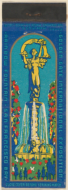 :Rainbow Fountain from the Golden Gate International Exposit-16x12"(A3) Poster