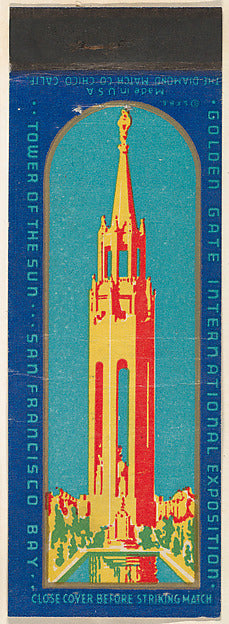 :Tower of the Sun from the Golden Gate International Exposit-16x12"(A3) Poster