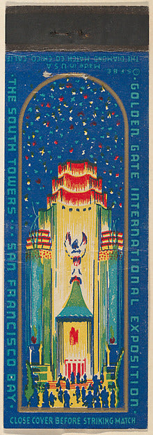 :The South Towers from the Golden Gate International Exposit-16x12"(A3) Poster