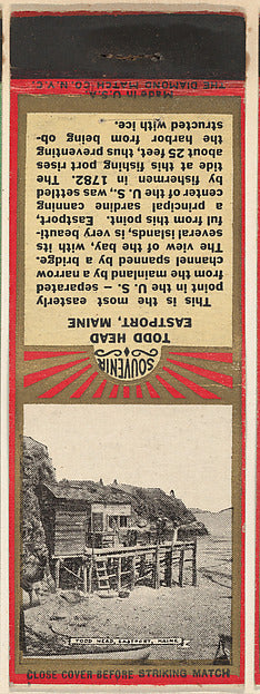 :Todd Head Eastport Maine from New England Souvenir Views Ma-16x12"(A3) Poster