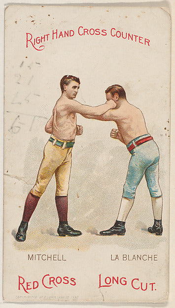 :Right Hand Cross Counter Young Mitchell and George La Blanc-16x12"(A3) Poster