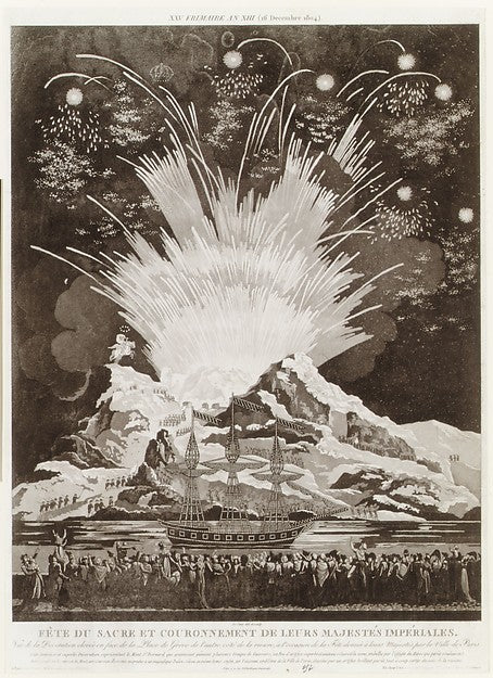 Coronation of Napoleon  Paris  December 16  1804-Louis Le Coeu,  Poster Print Wall Art