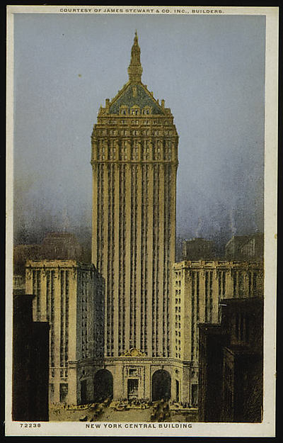 New York Central Building 1929–32-,  Poster Print Wall Art